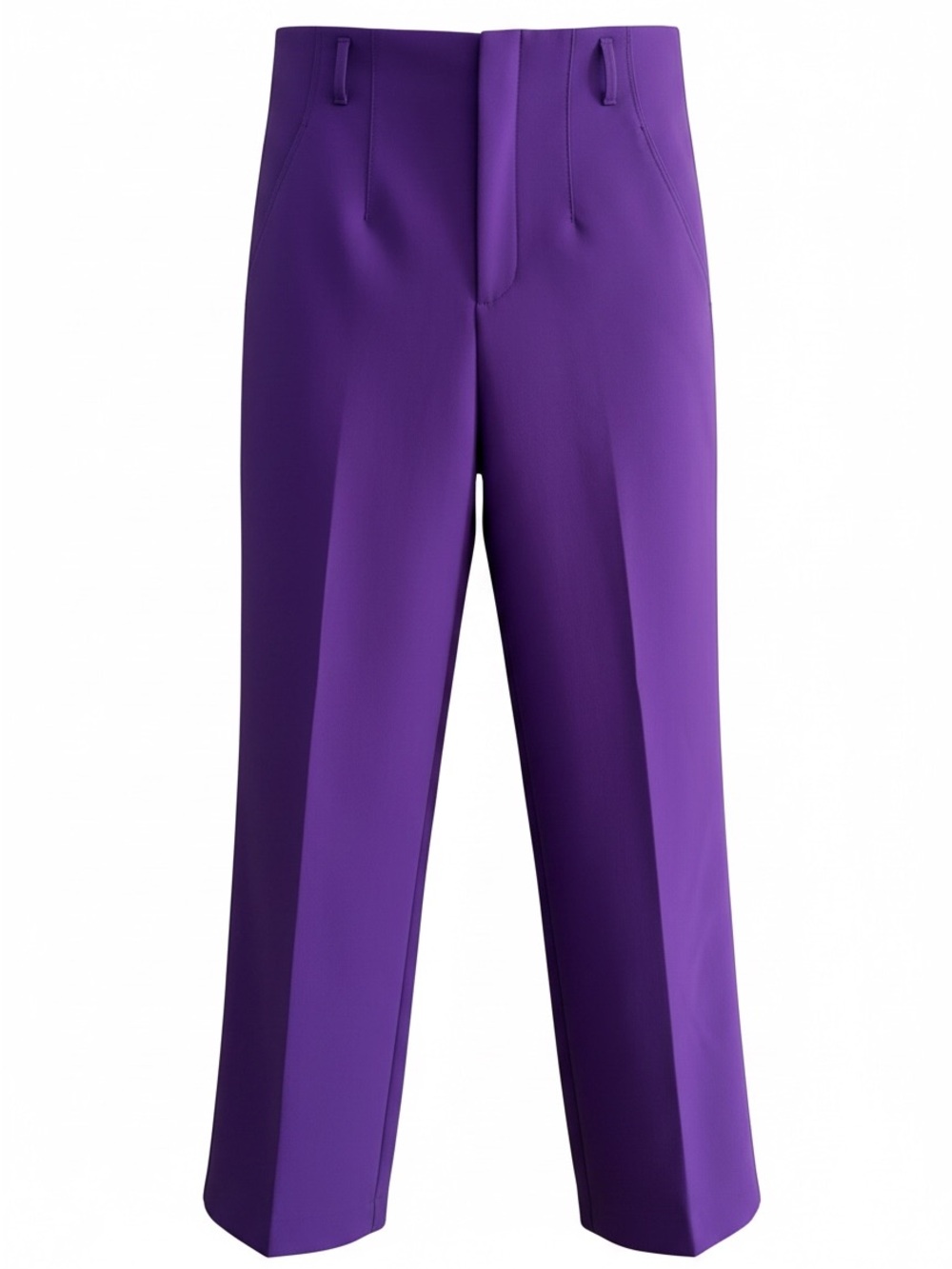 Zara women’s Vibrant Purple Tailored Trousers